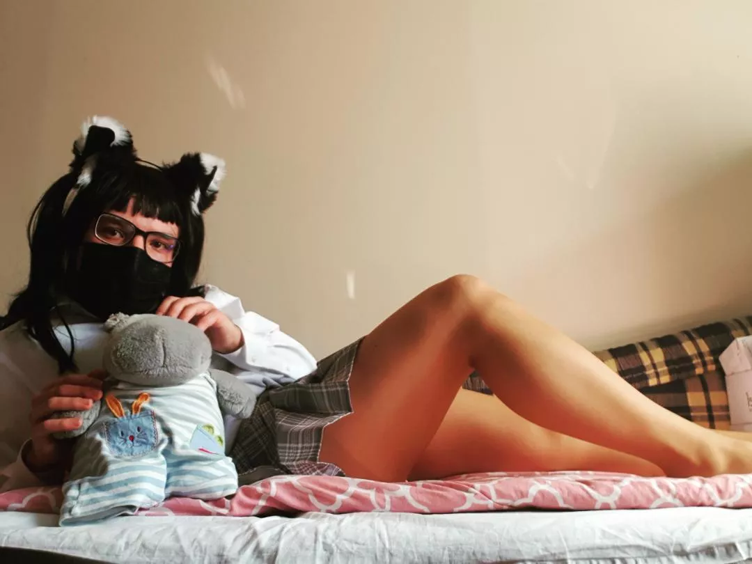 Do you want to play with me, or with my plushie? UwU posted by CuteLittleBoi