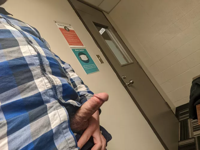 Does it count as public if I'm dick out in a study room? by throwaway333375