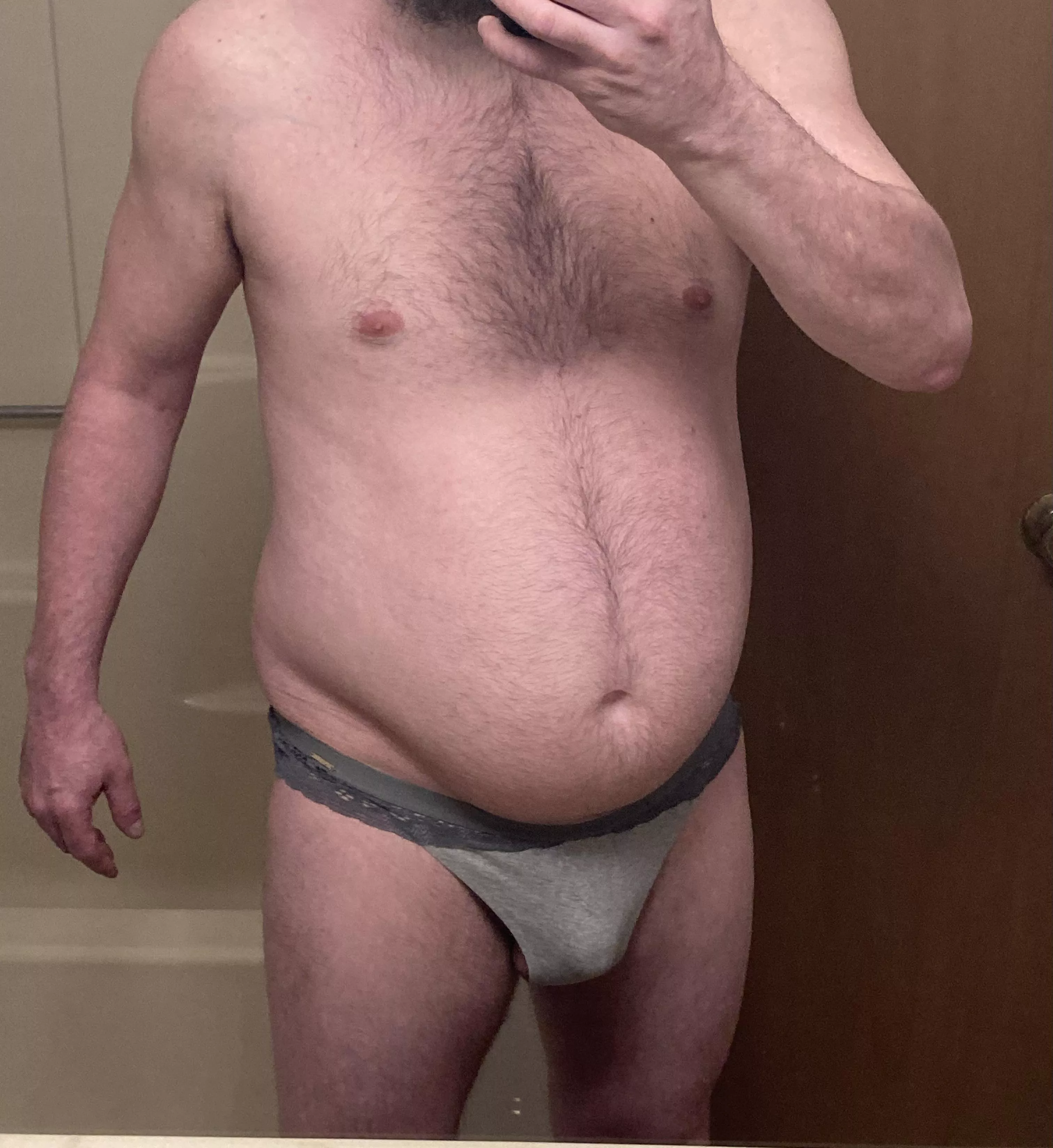 does my bulge look good in this thong? posted by feed-me-more420