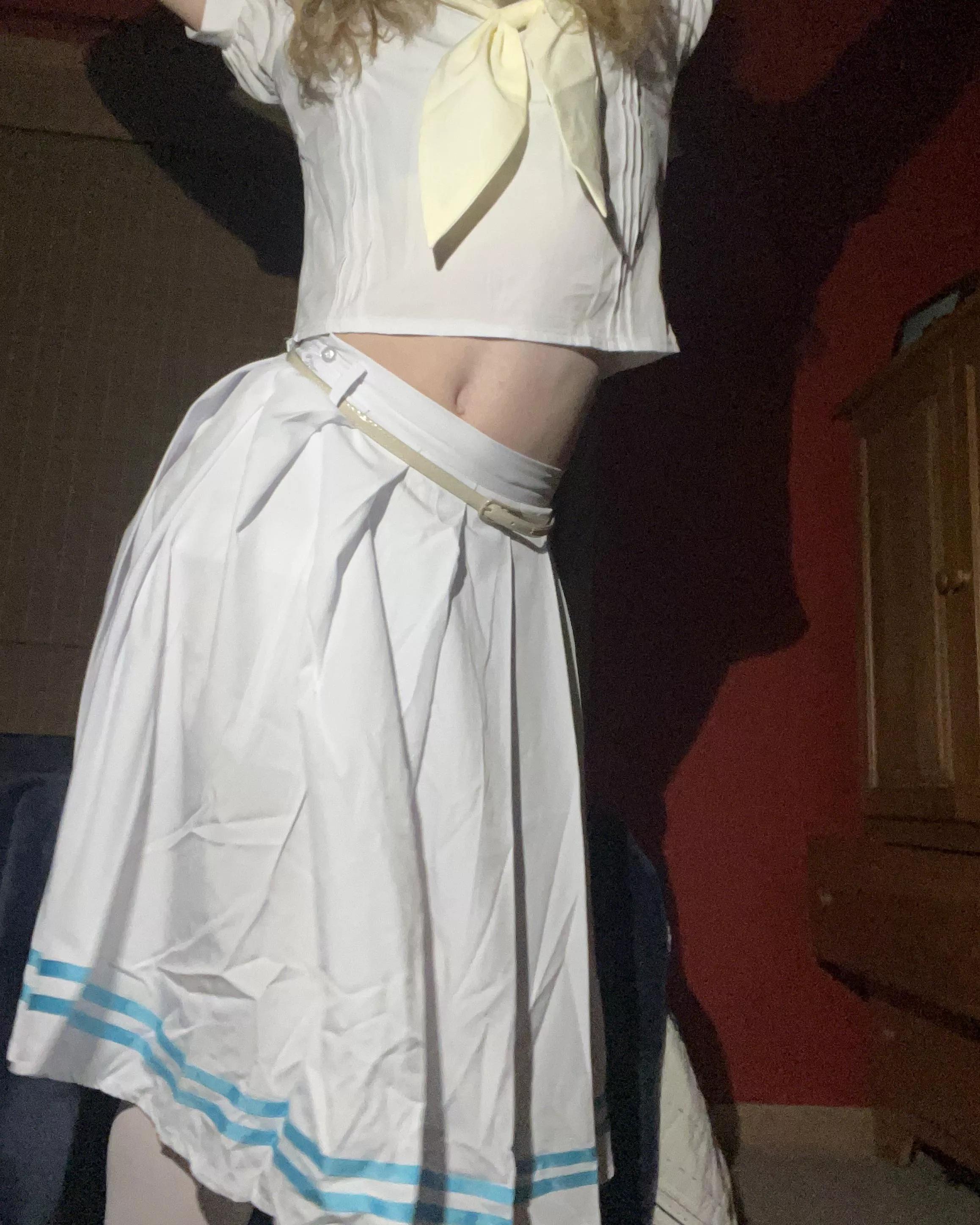 Does my new uniform look alright? posted by furryfunaintbad