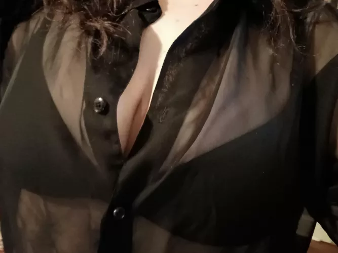 Does my shirt being sheer ruin the surprise? by ZoeWeng