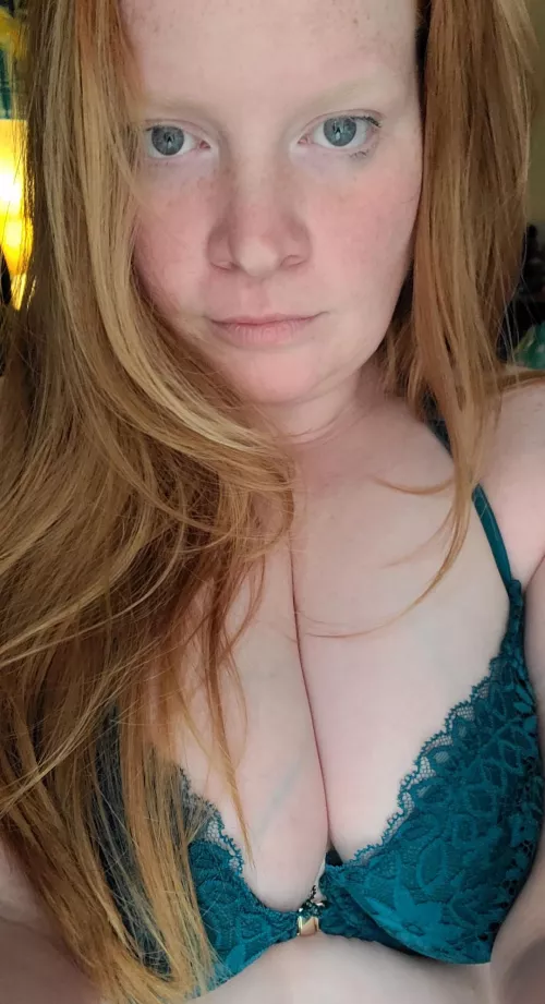 Does this bra match my eyes?😈 by GingerSnap_90