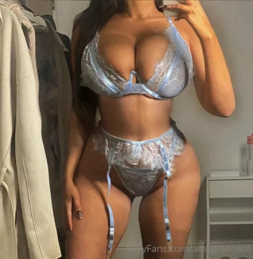 Does this lingerie look good on me?😏 by __amygreene__