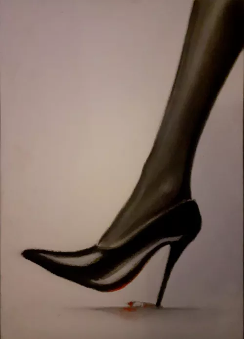 Does this piece of art appeal to a lover of feet? by nobrakes1975