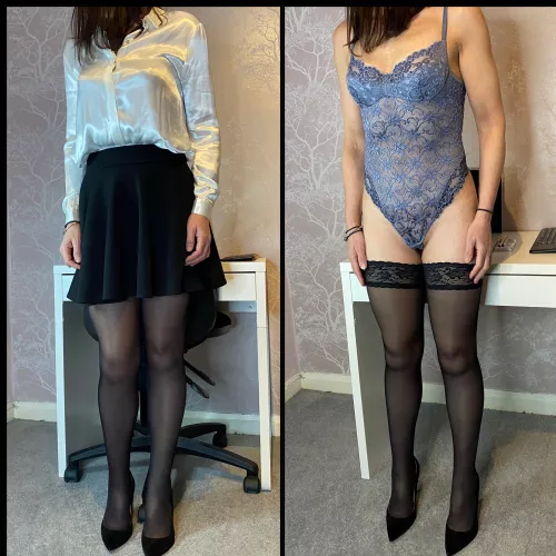 Does your secretary wear thigh-highs under her office clothes? by SecretaryMilfAnna