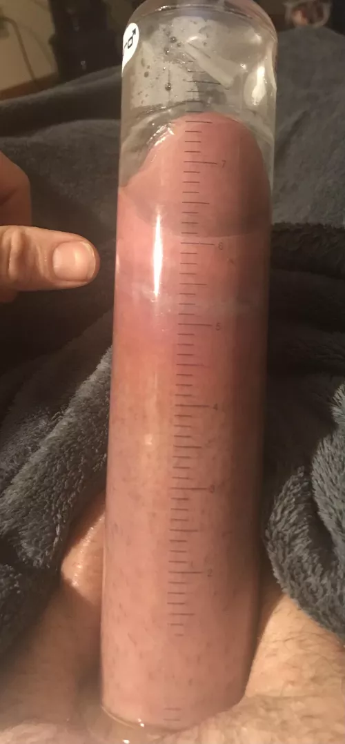 Doing a length session. Over 7.5 inches. 2” cylinder packed. by Signal_Respond_4048