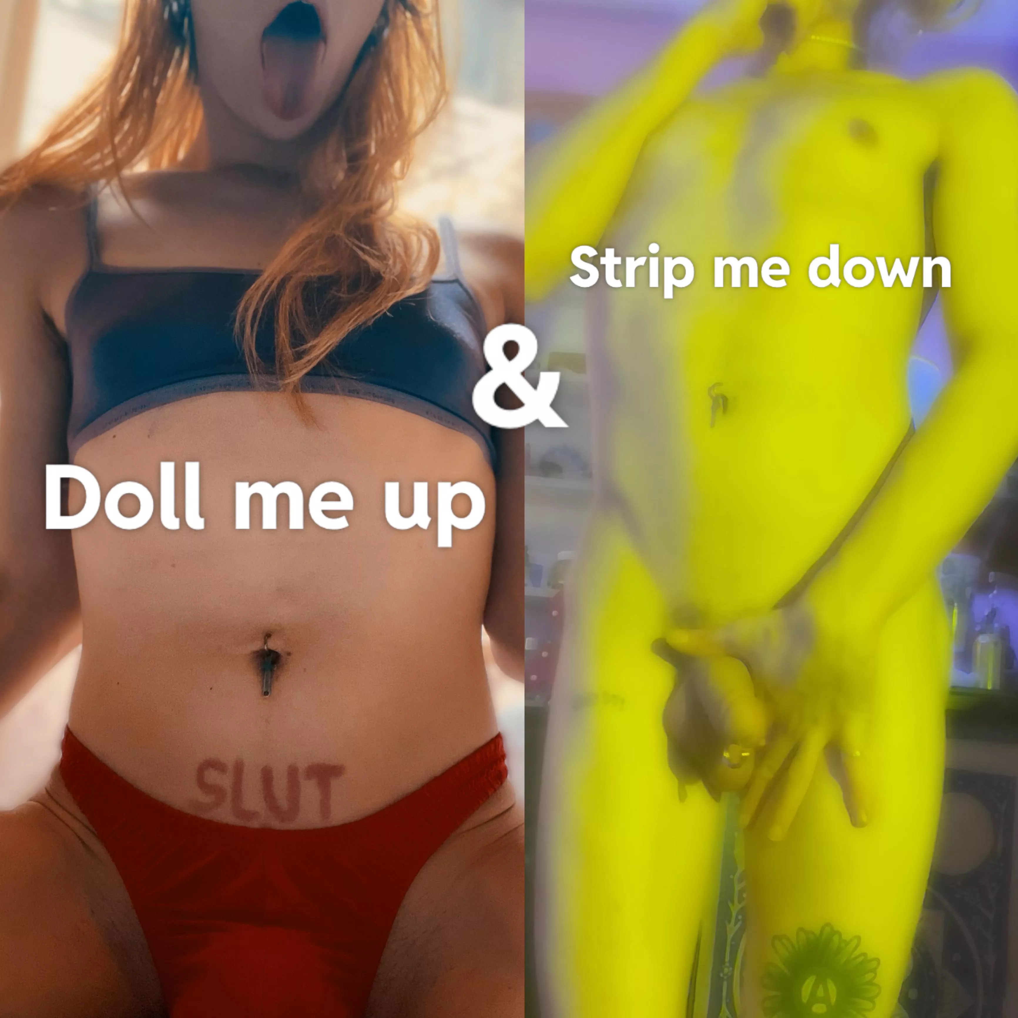 Doll me up and strip me down 💅🏻 posted by Femmedoll
