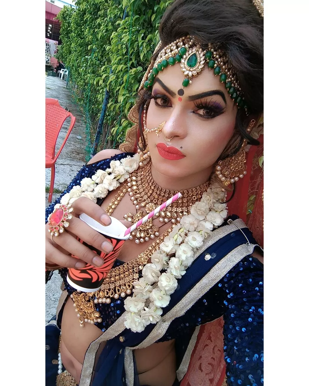 Dolled up and ready for tonight's fun. posted by sissy4humiliation_