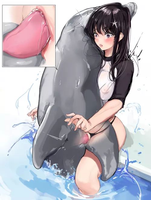 Dolphines are cuties and we need more of them here (mamimi) by MyCat333