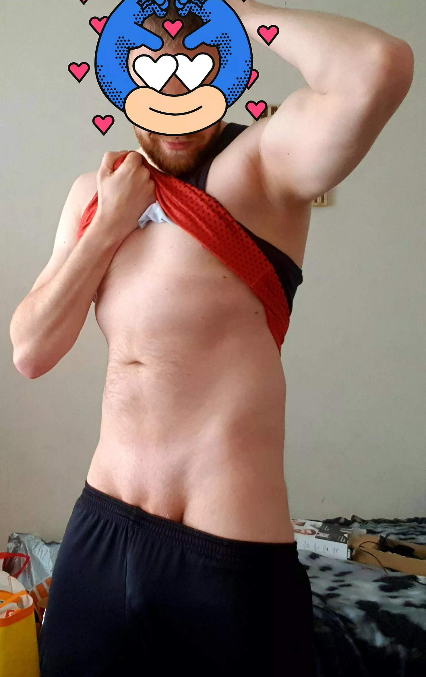 Done with today's training... Ti[m]e to get out of these workout clothes 😉 posted by heroic-desires