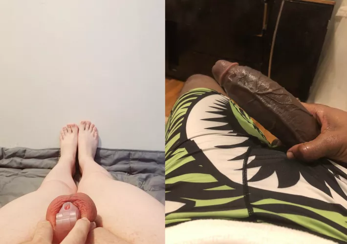 Dont forget what a real mans horse dick looks like bitch 🤣🤣🤏🍤 by Life-_-Unchained