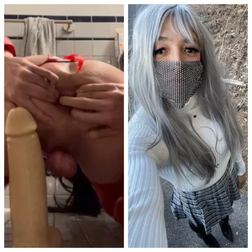 Don’t let this little Asian slut fool you, she loves being an absolute sissy toy for me.. 😘 by MistressMichelle26