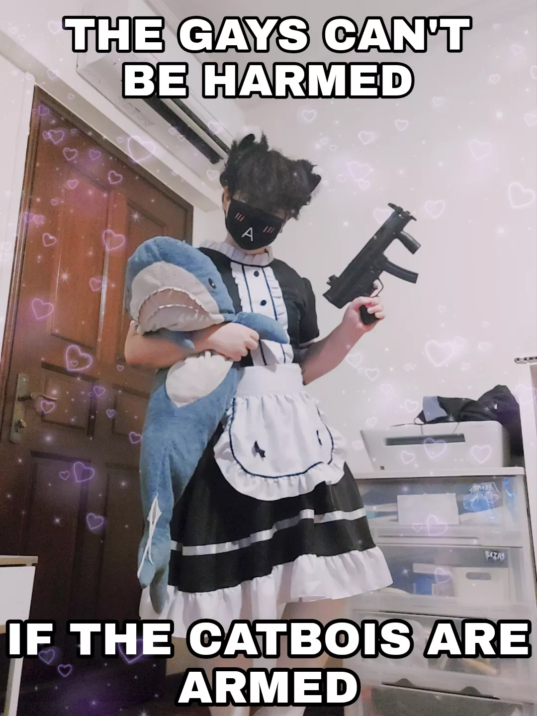 Don't make fun of the toy gun :c (and happy femboy friday!) posted by beancuwurds