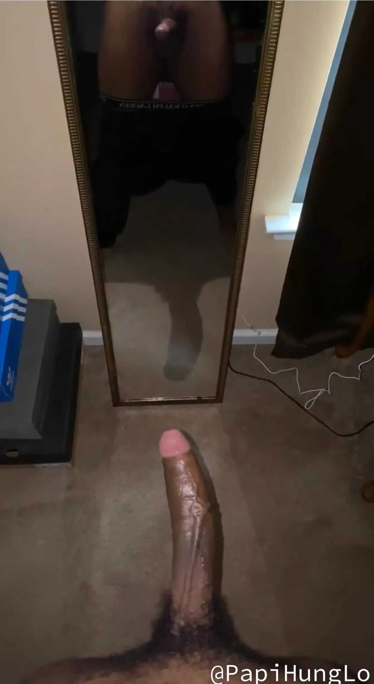 Don’t worry he doesn’t bite but he spits when he gets excited 💦 🍆 posted by reallyhardnow