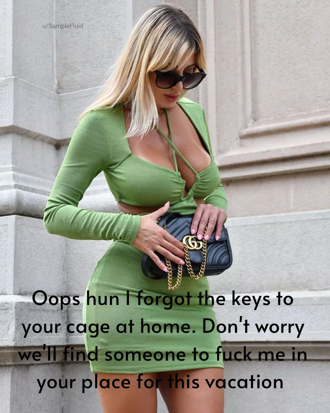 Don't worry, your wife's got it all sorted 🤭 posted by SampleFluid