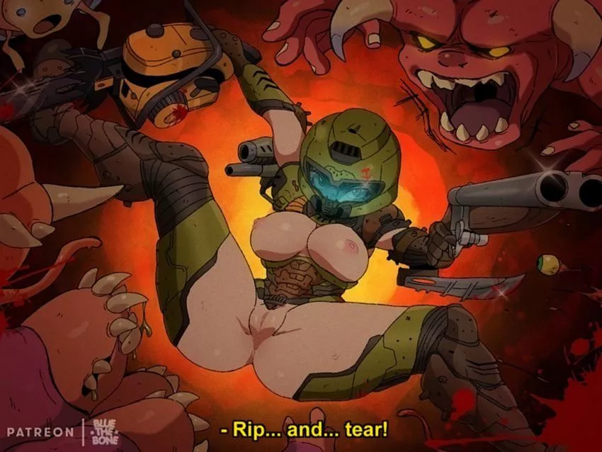 Doom slayer (bluethebone) [doom] posted by SuitableSherbet1799