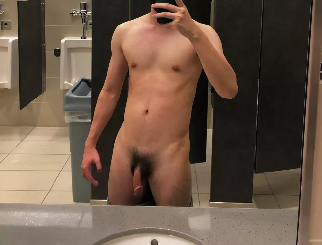 Door to the bathroom was wide open by azian_boy