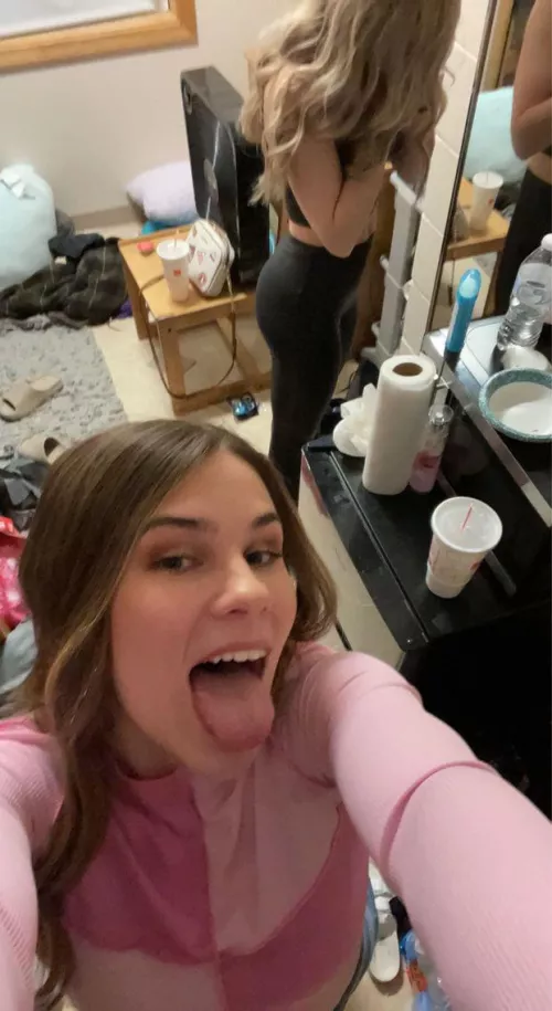 Dorm room tongue by forestman111990