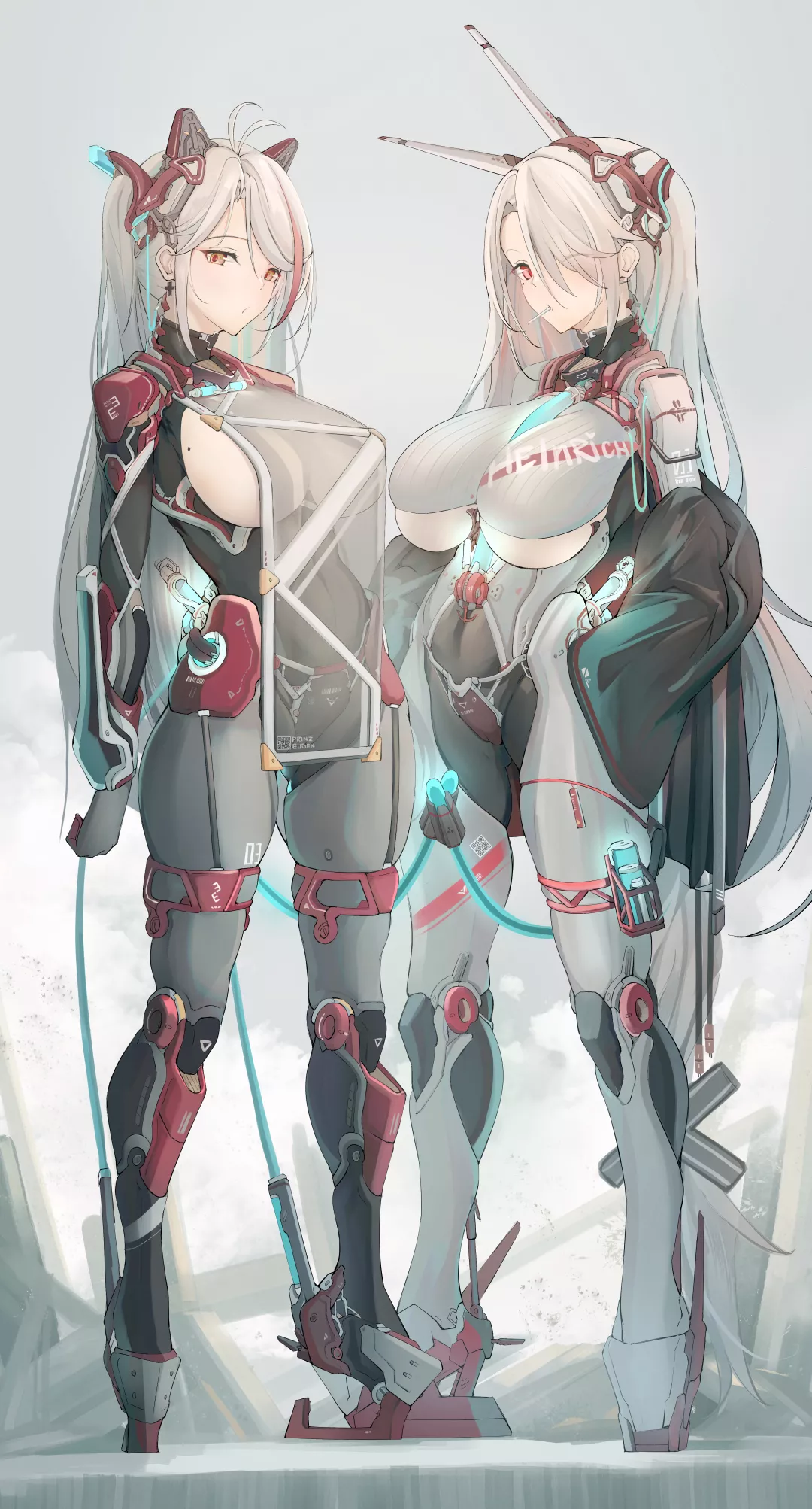 Double the prinz, double the joy Battle Suits (Yusha m) [Azur Lane] posted by sequence_string