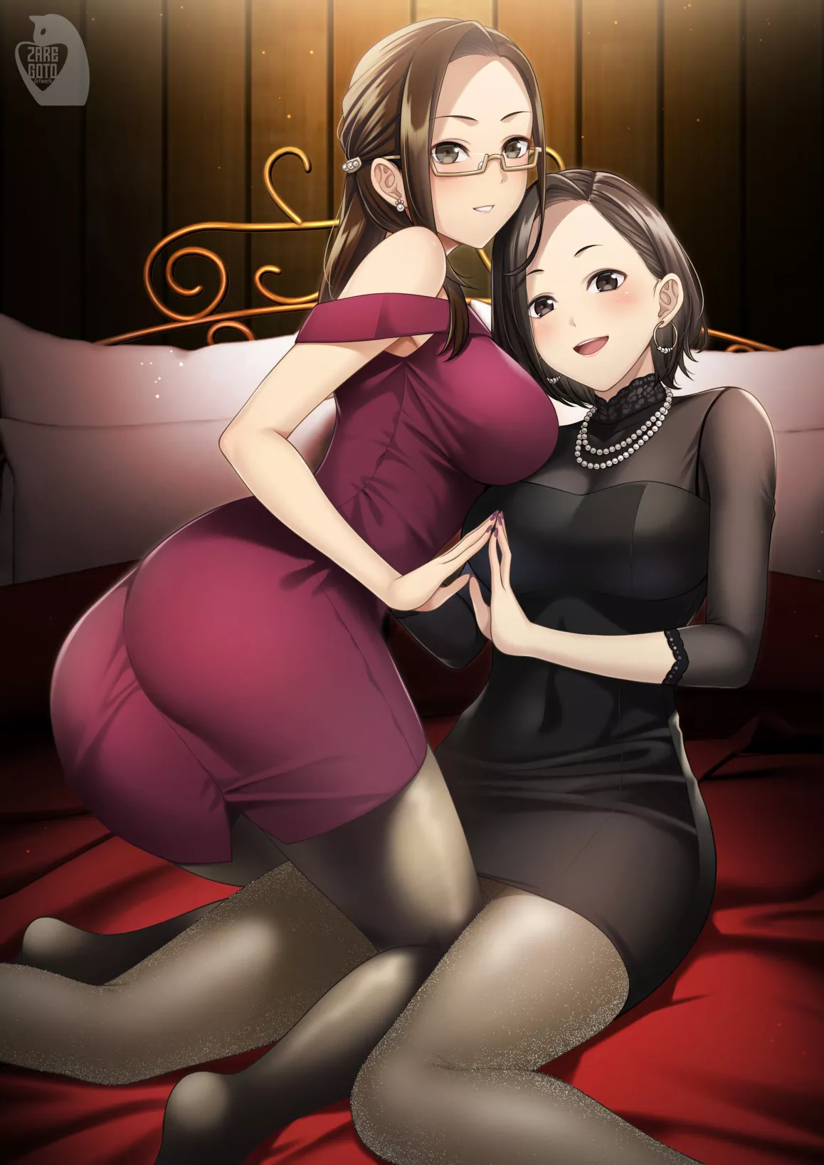 Double the Tights [Ganbare Douki-Chan/Miru Tights] posted by CheetahSperm18