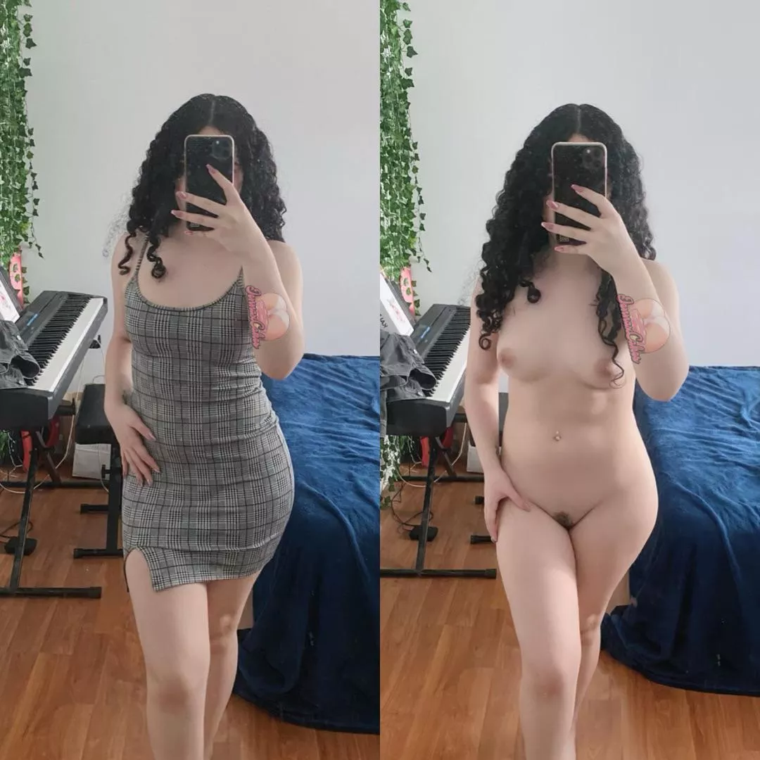 Dress on vs off ;) posted by jennaxcakes