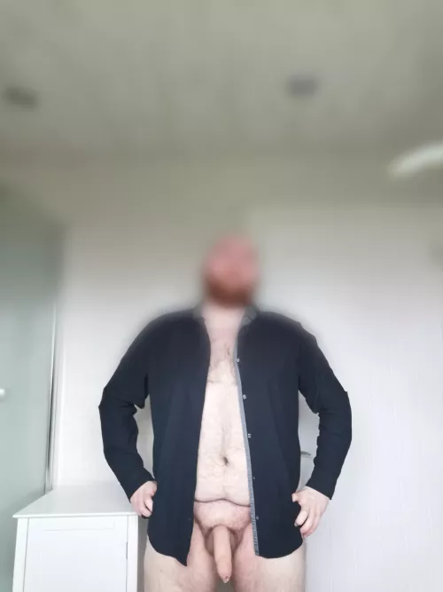 Dressed and ready to go. Are you coming? by Grizzly-Red-Beard