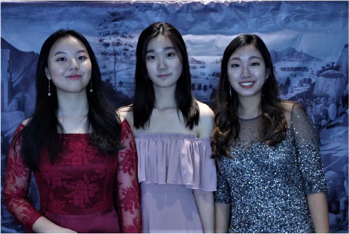 Dressed up Asian trio posted by m73night