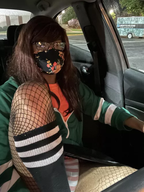 Dressed up in my car right now.I sure hope no one sees me by RiskMuch