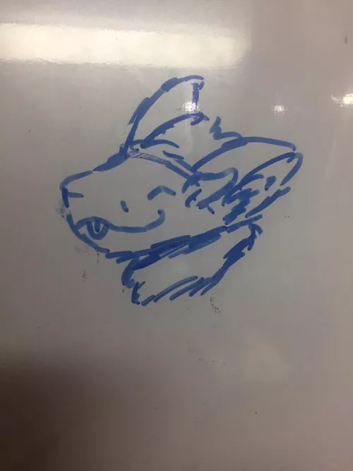 Drew this little Proto on our home calendar and it came out surprisingly well by Careless_Click7677