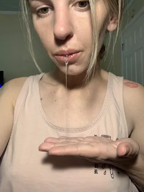 Drooling in my hand for you by PantiePrincess300