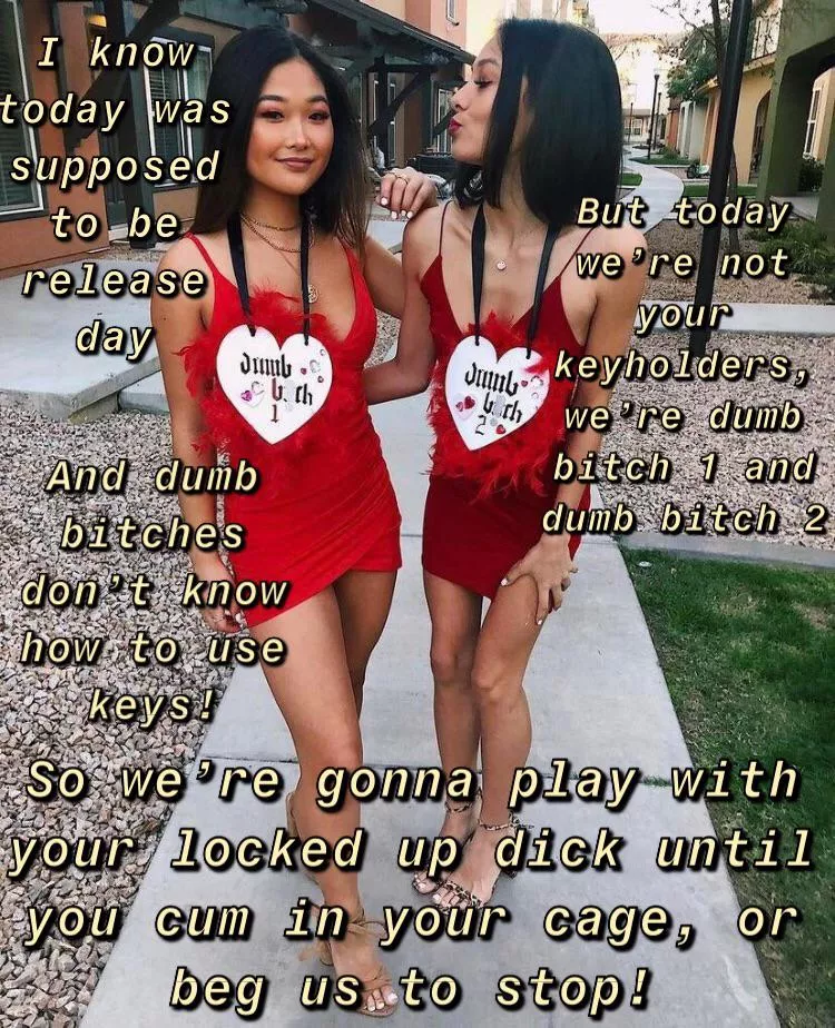 Dumb bitch 1 and dumb bitch 2 posted by lightfuseandrun