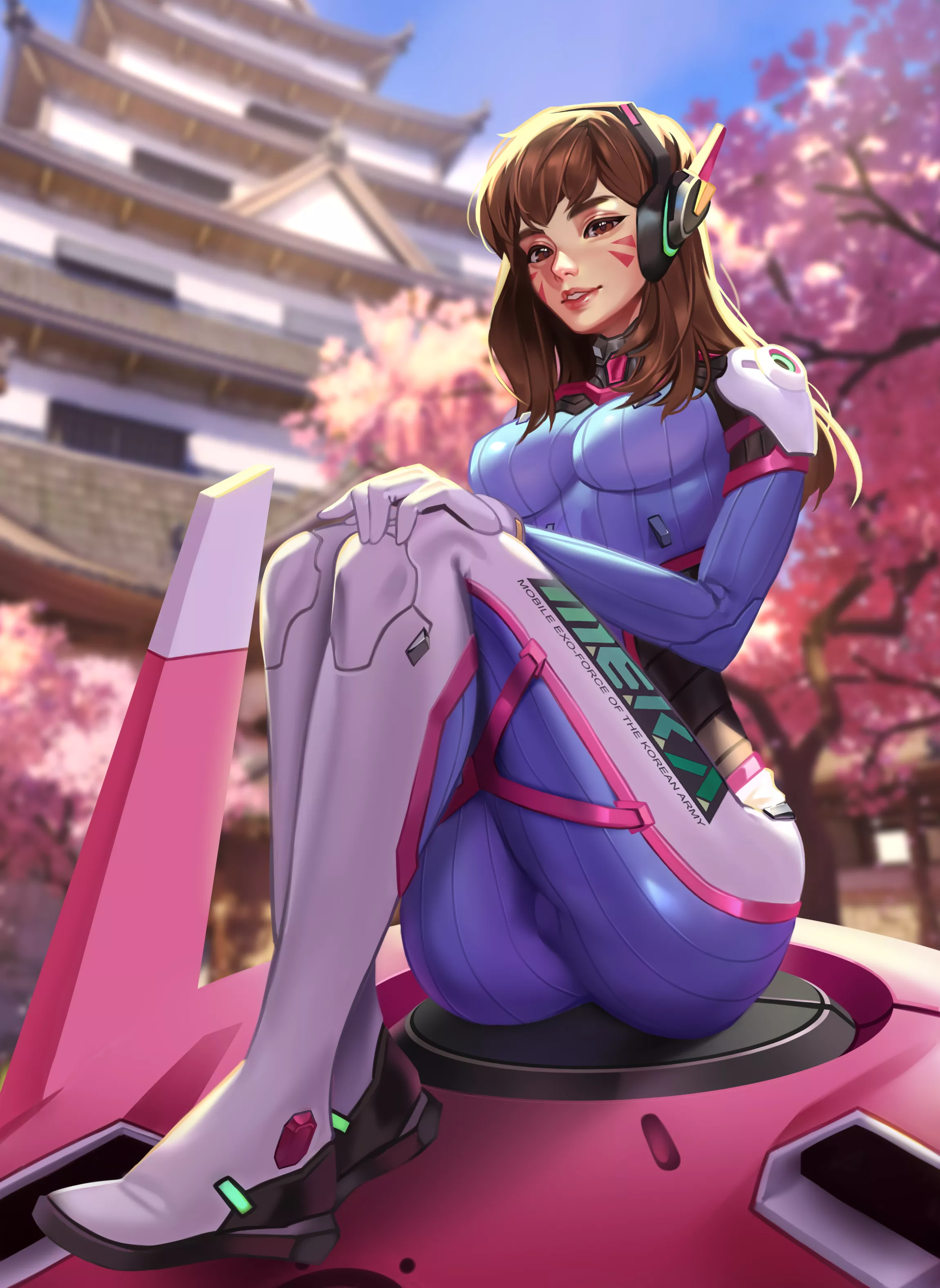 D.va In Hanamura (Kokonattsu) [Overwatch] posted by sequence_string