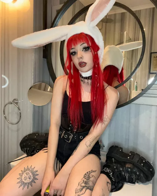 Easter bunny looking a lil different this year 🐇 by frgljulss