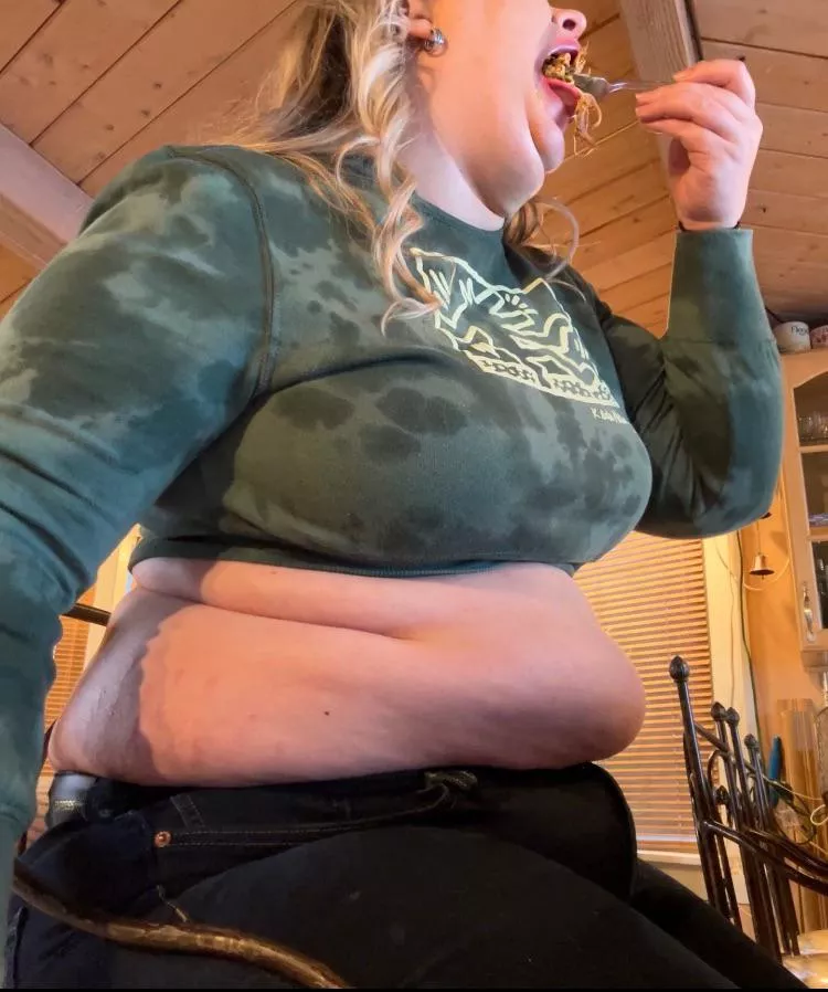 Eat it to the limit. posted by myfatblondegf