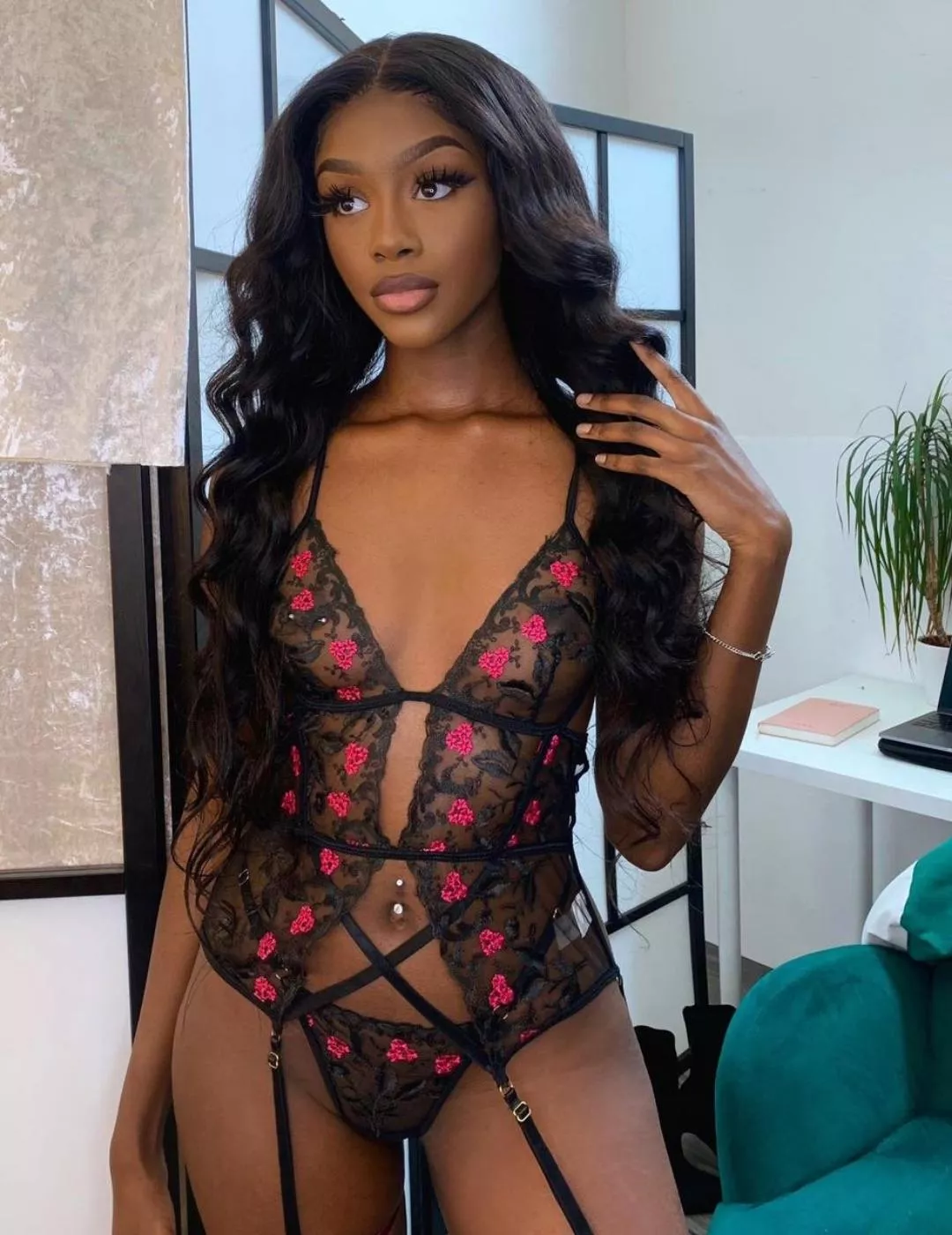 Ebony angel posted by -SirSpankalot-