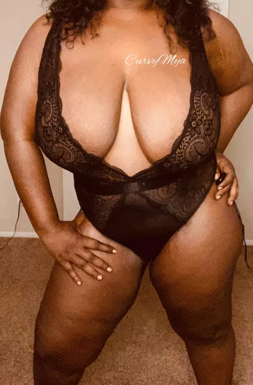 Ebony Slut Ready for you baby by Curvymya