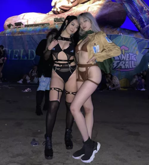 EDC Asian Babes by MrVillain_