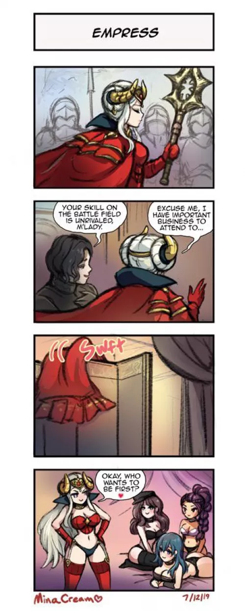 Edelgard’s lovely royal harem (MinaCream) [Fire Emblem: Three Houses] by MillionHypotheses