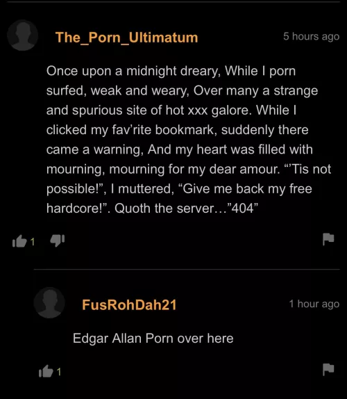 Edgar Allen Porn by drcmorbuts