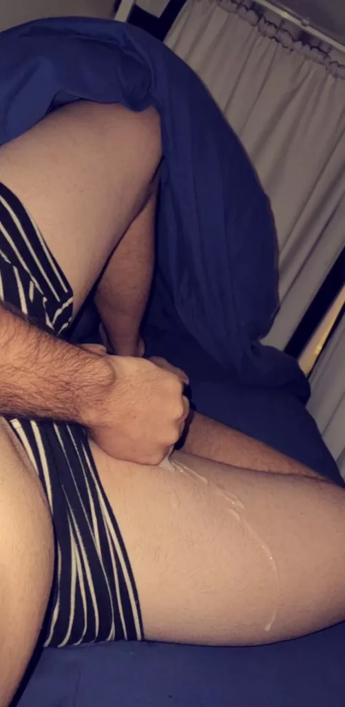 Edging session gone wrong.. 1 weeks worth blown through my fingers 😅 by Araluen502