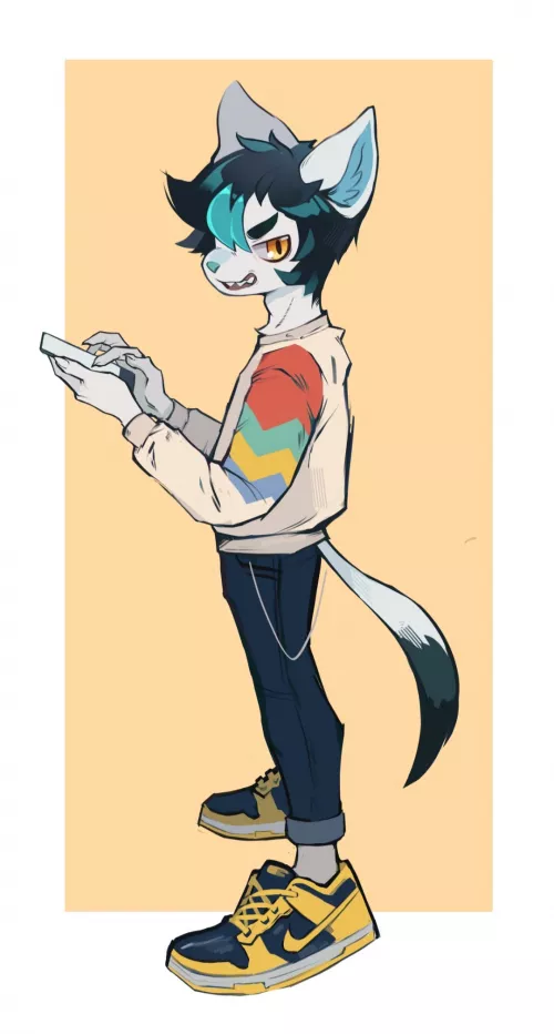 Edgy Boy ( art by me) by Revitalia