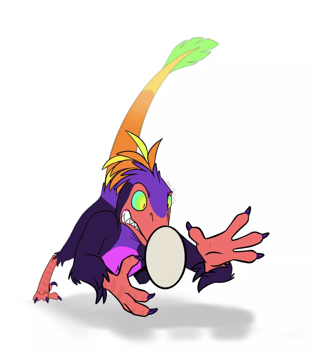 Egg catch (art by me) posted by mega-yene