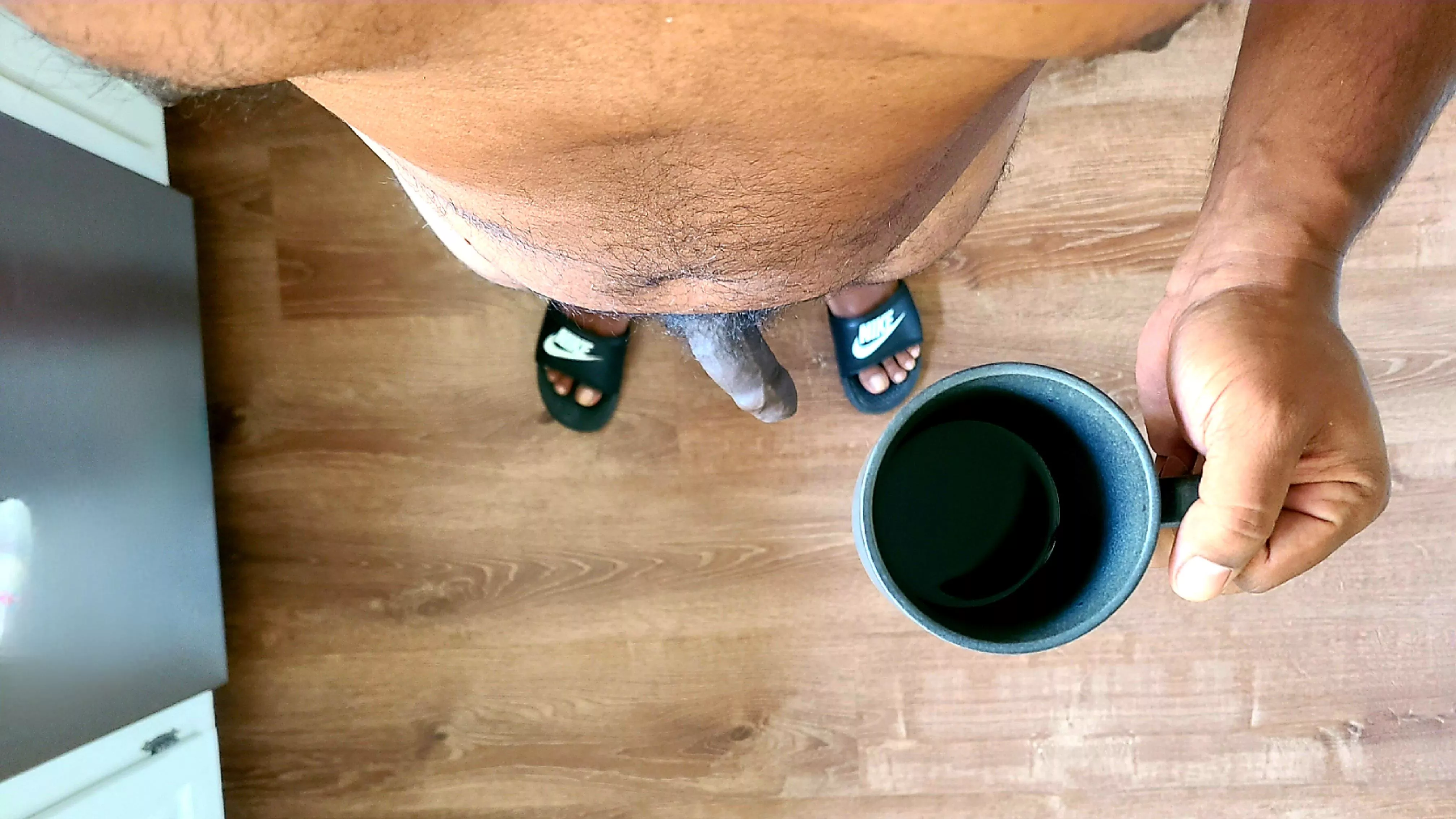 Eh you know just coffee and wondering if my neighbors are looking 🤔 posted by free-spirited369