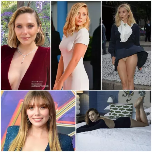 Elizabeth Olsen is so sexy, she makes me want to get so bi and naughty by mr_velvatine227