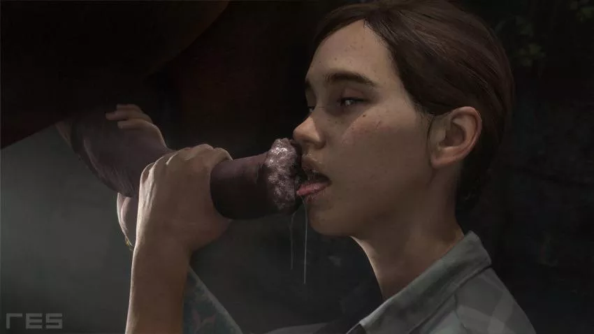 Ellie teasing the tip of her horses cock (witcherres) posted by Just4Friends69