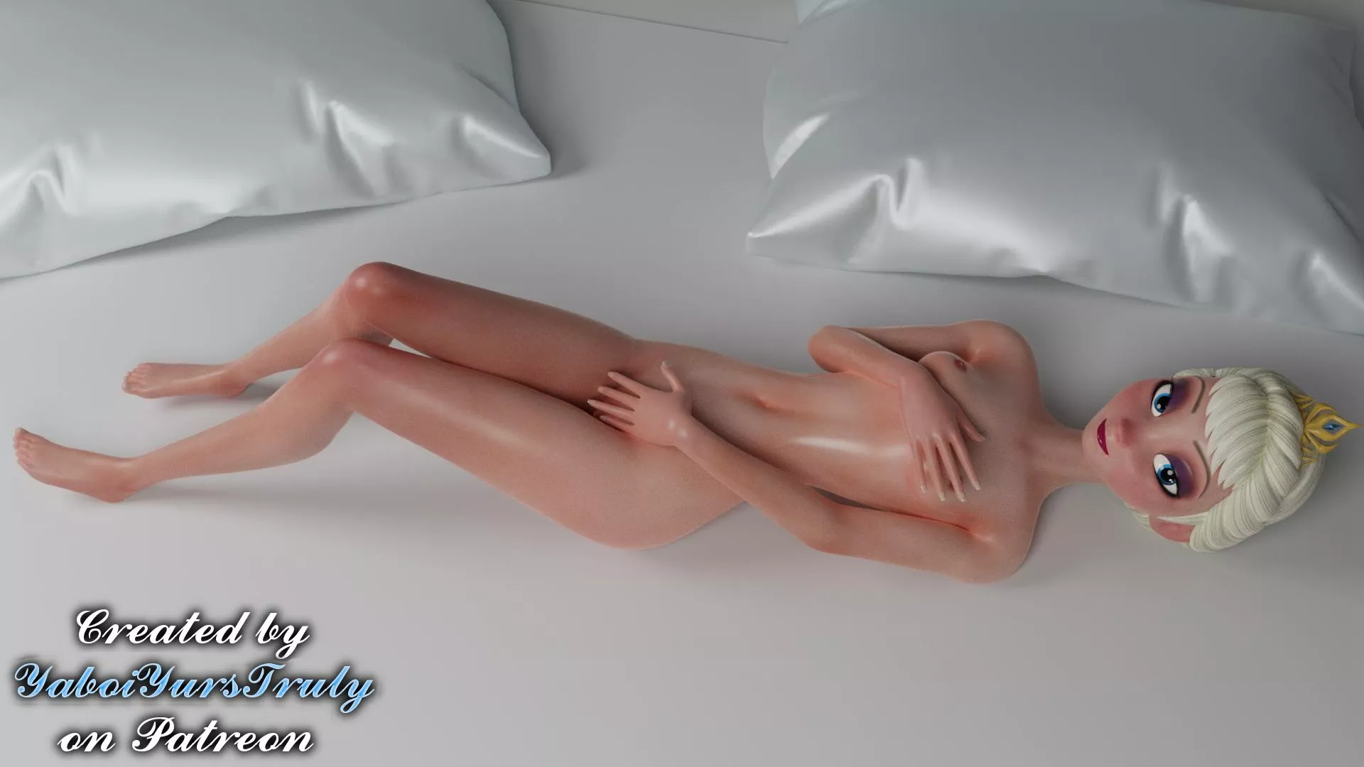 Elsa in Bed (Frozen) created by YABOIYURSTRULY posted by YaboiYurs_Truly