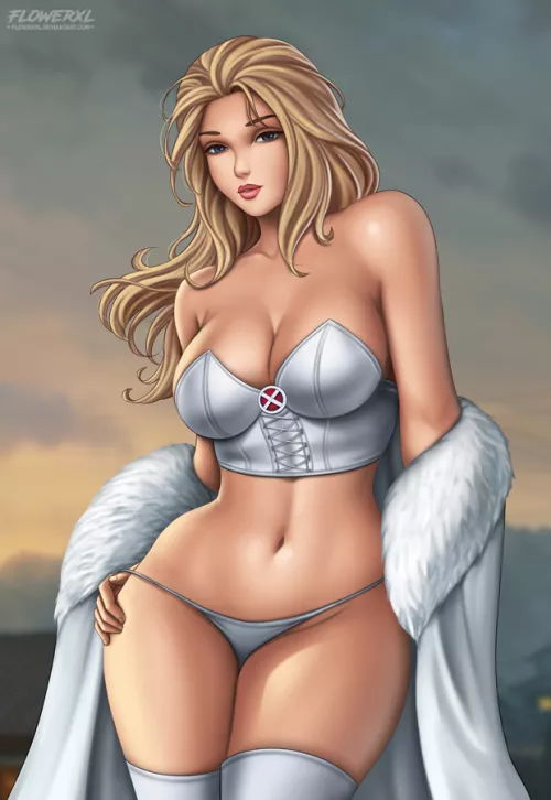 Emma Frost (@flowerxl1) by A_Manatee