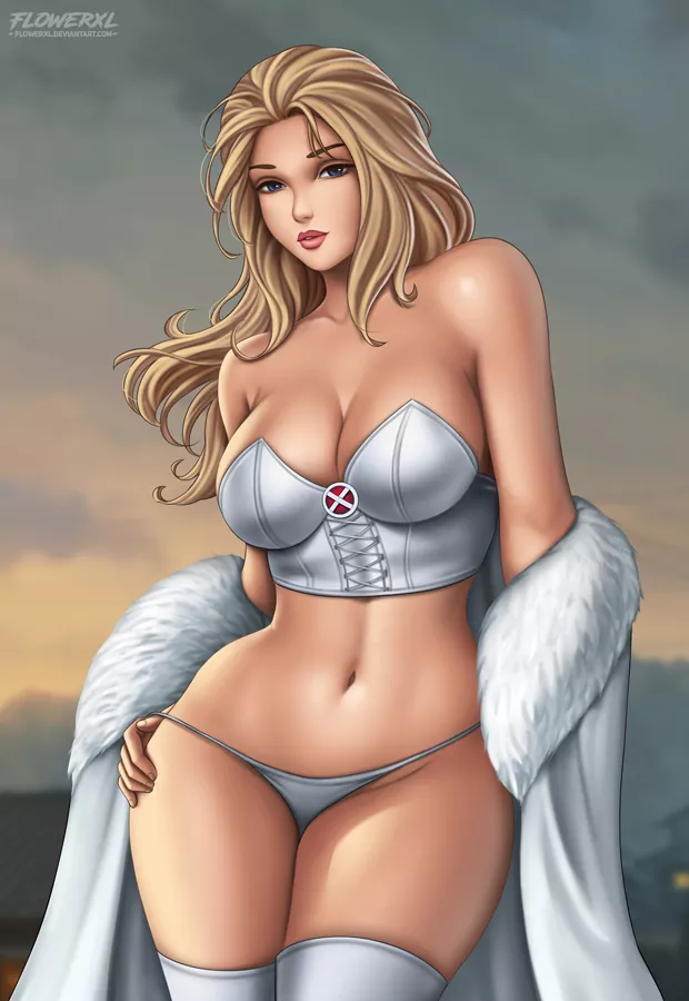 Emma Frost (@flowerxl1) posted by A_Manatee