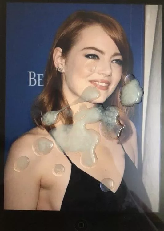 Emma Stone looks pretty with my thick load covering her posted by Holiday_Battle5600