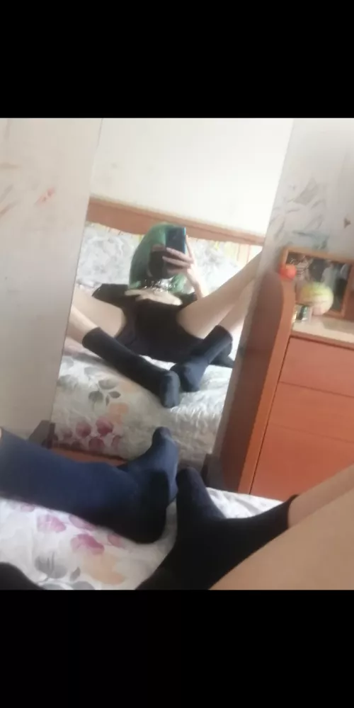 emo feet 🥺 would u like to see without socks? by ThinkImprovement9771